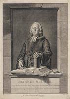 KG 07009
<br/>
Portret Joannes Mulder
<br/>
<em>Houbraken, Jacob (1698-1780)</em>